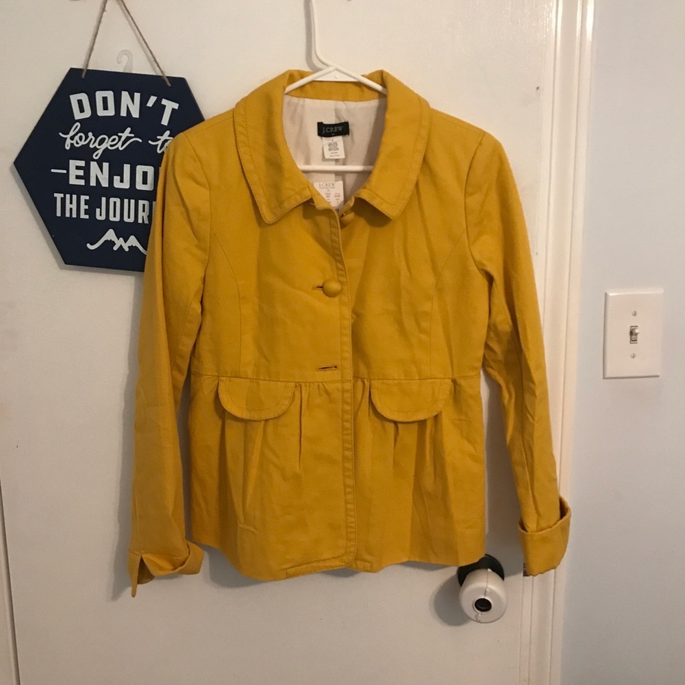 NWOT J Crew Peplum Fall Jacket